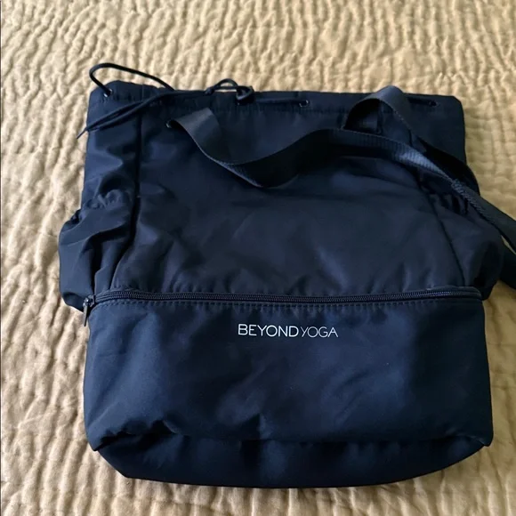 Beyond Yoga | Bags | Beyond Yoga Black Backpack Tote Bag  display picture 3